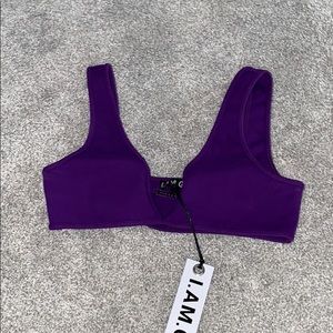 I.AM.GIA lucid purple top